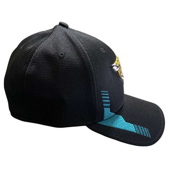 New Era Jacksonville Jaguars NFL 39Thirty Stretch Fit Cap M/L Black & Teal - Picture 4 of 6